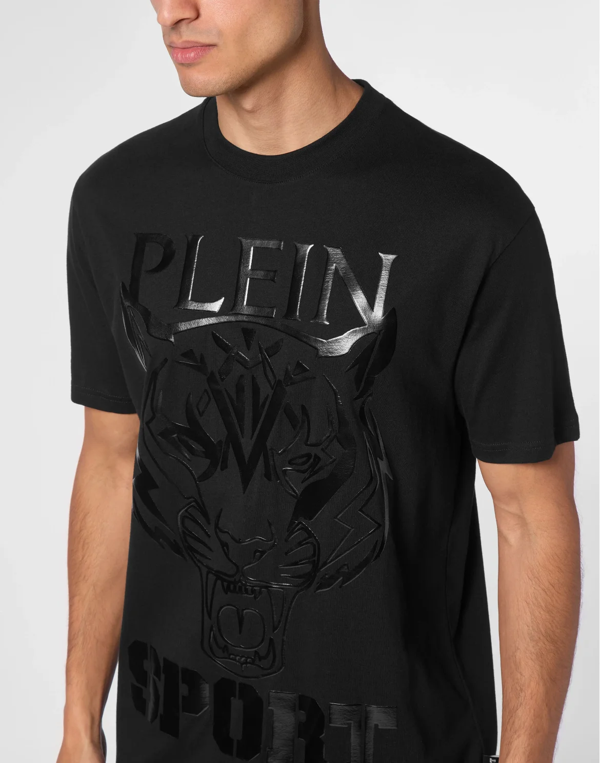 T-shirt Round Neck SS Tiger, цвет: Черный