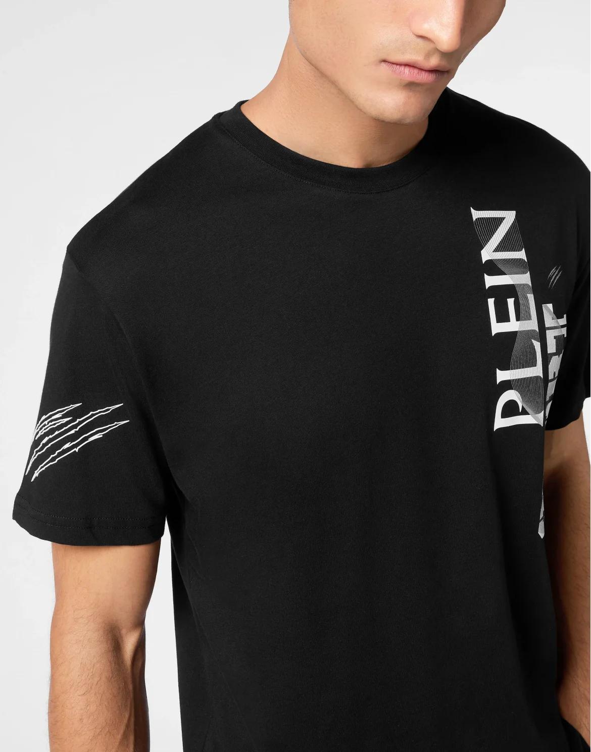 T-shirt Round Neck SS Wave, цвет: Черный