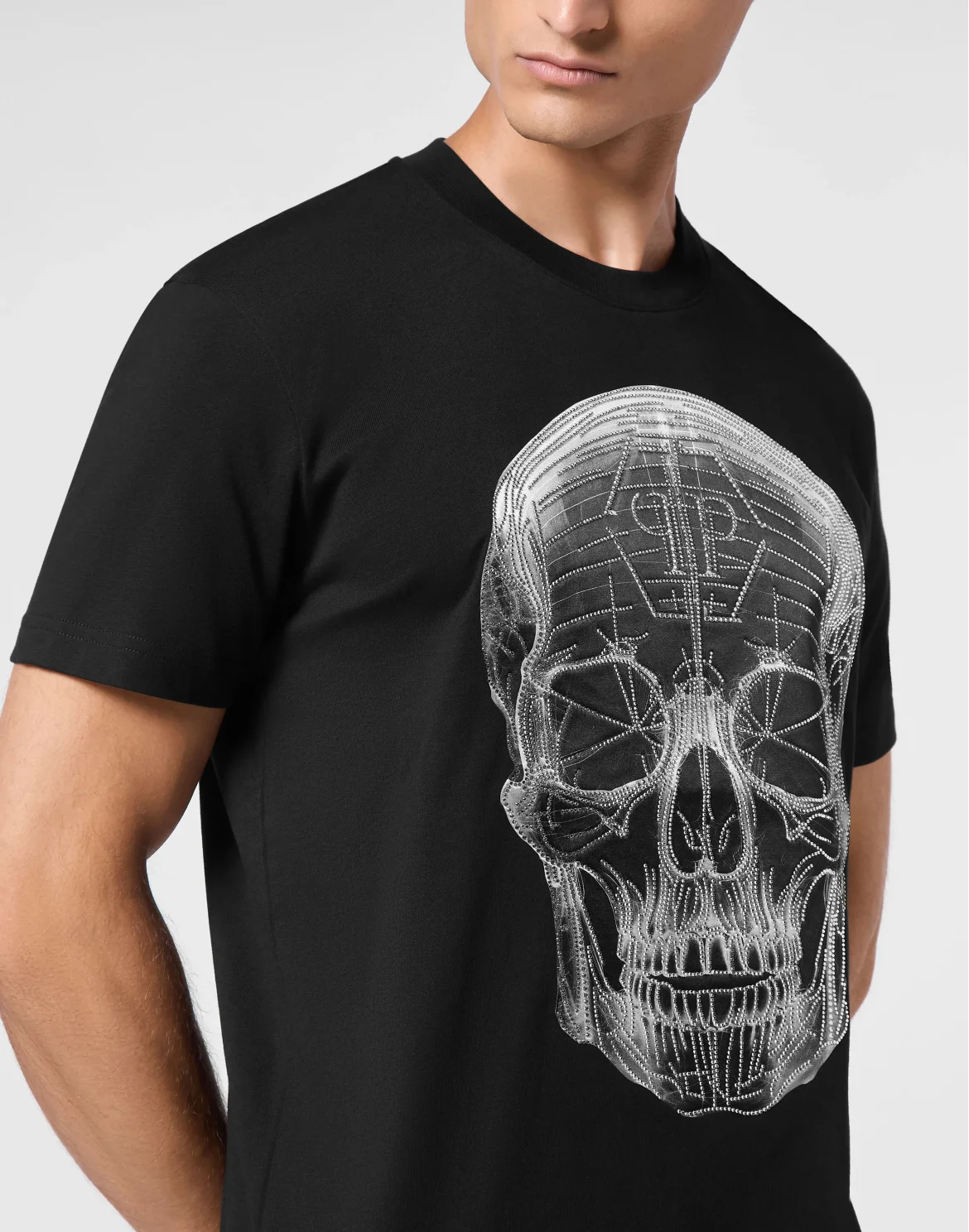 T-shirt Round Neck SS Xray Skull, цвет: Черный
