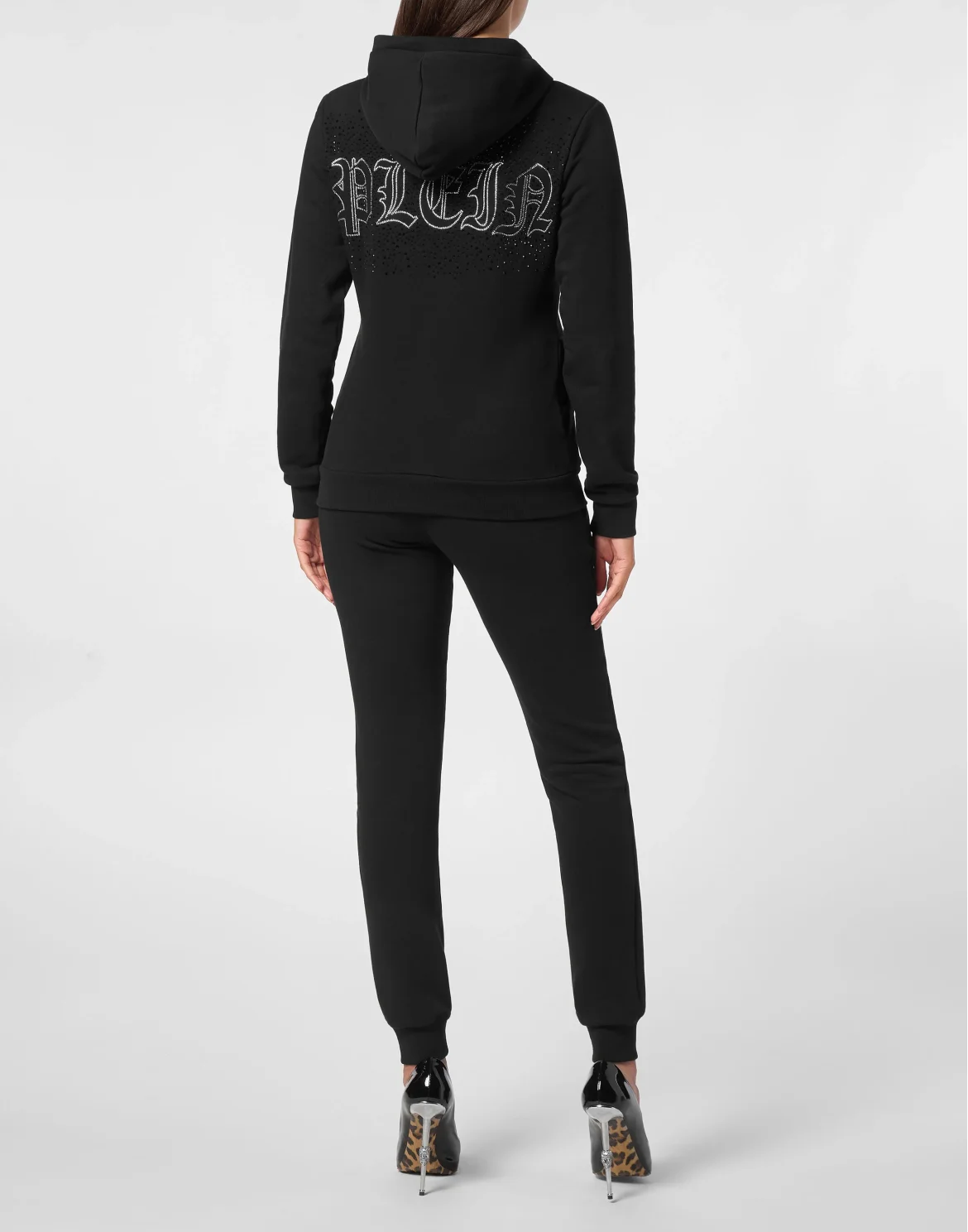 Jogging Set:Hoodie/Trousers Gothic Plein, цвет: Черный