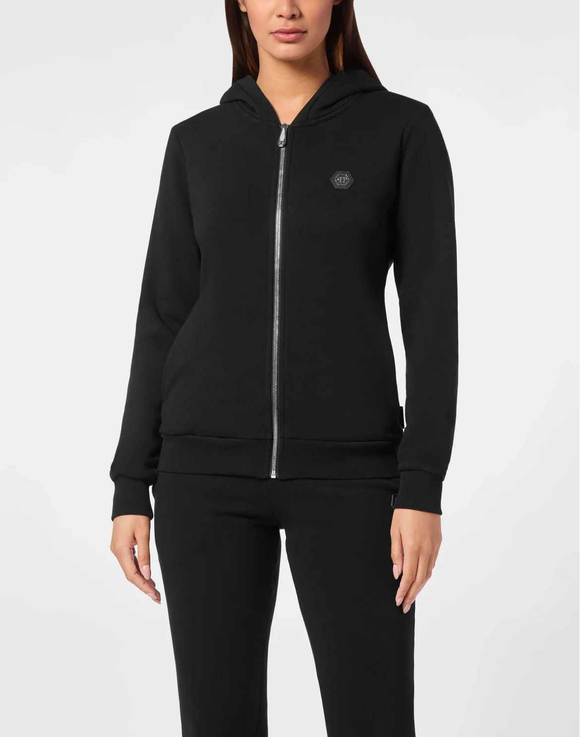 Jogging Set:Hoodie/Trousers Gothic Plein, цвет: Черный