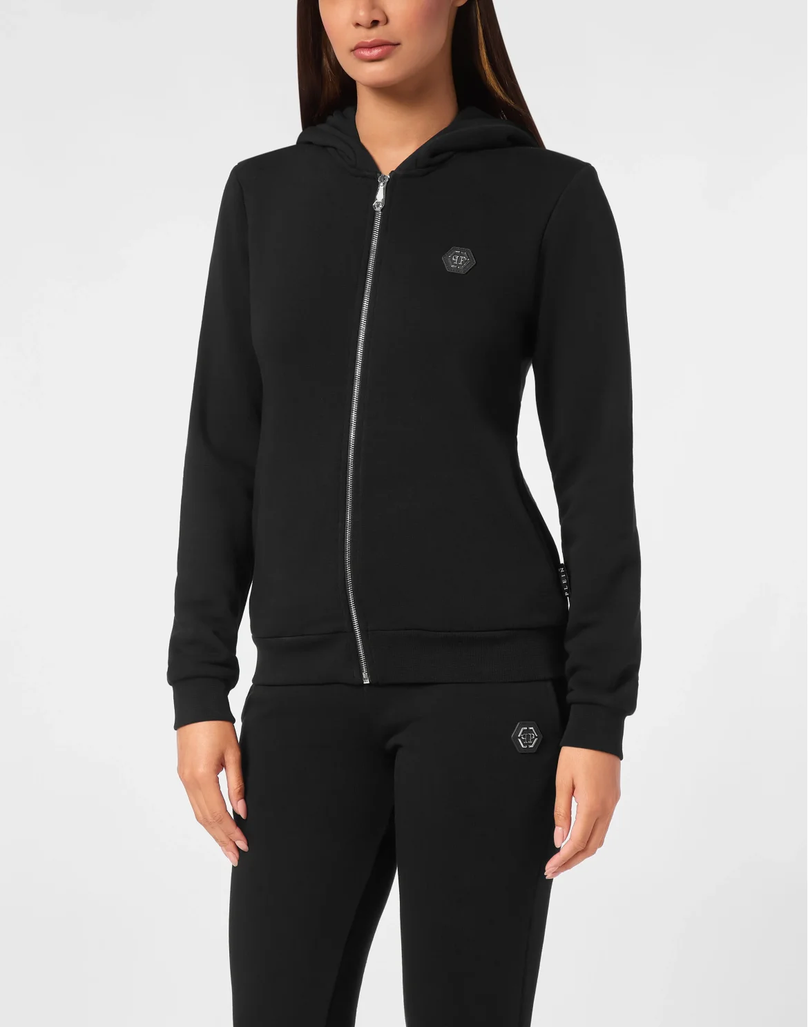 Jogging Set:Hoodie/Trousers Gothic Plein, цвет: Черный