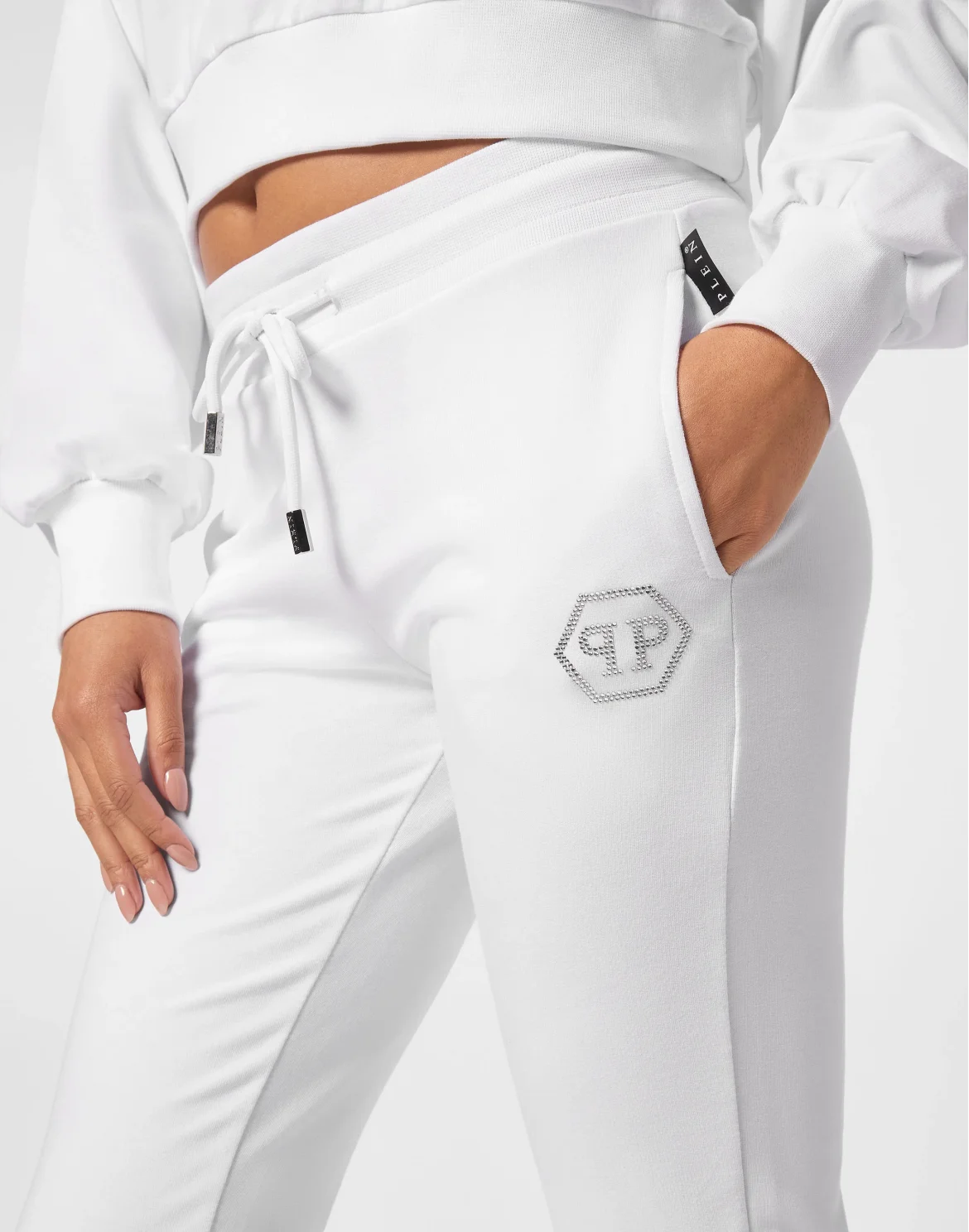 Jogging Trousers Crystal Hexagon, цвет: Белый