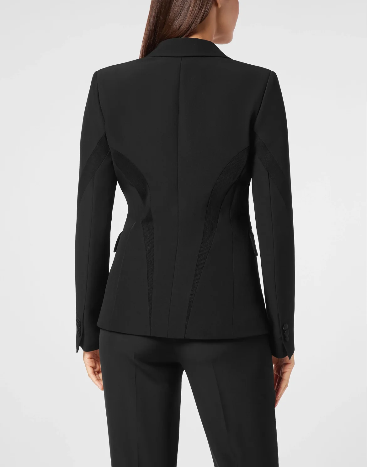 Cady Multicutting Fitted Blazer, цвет: Черный