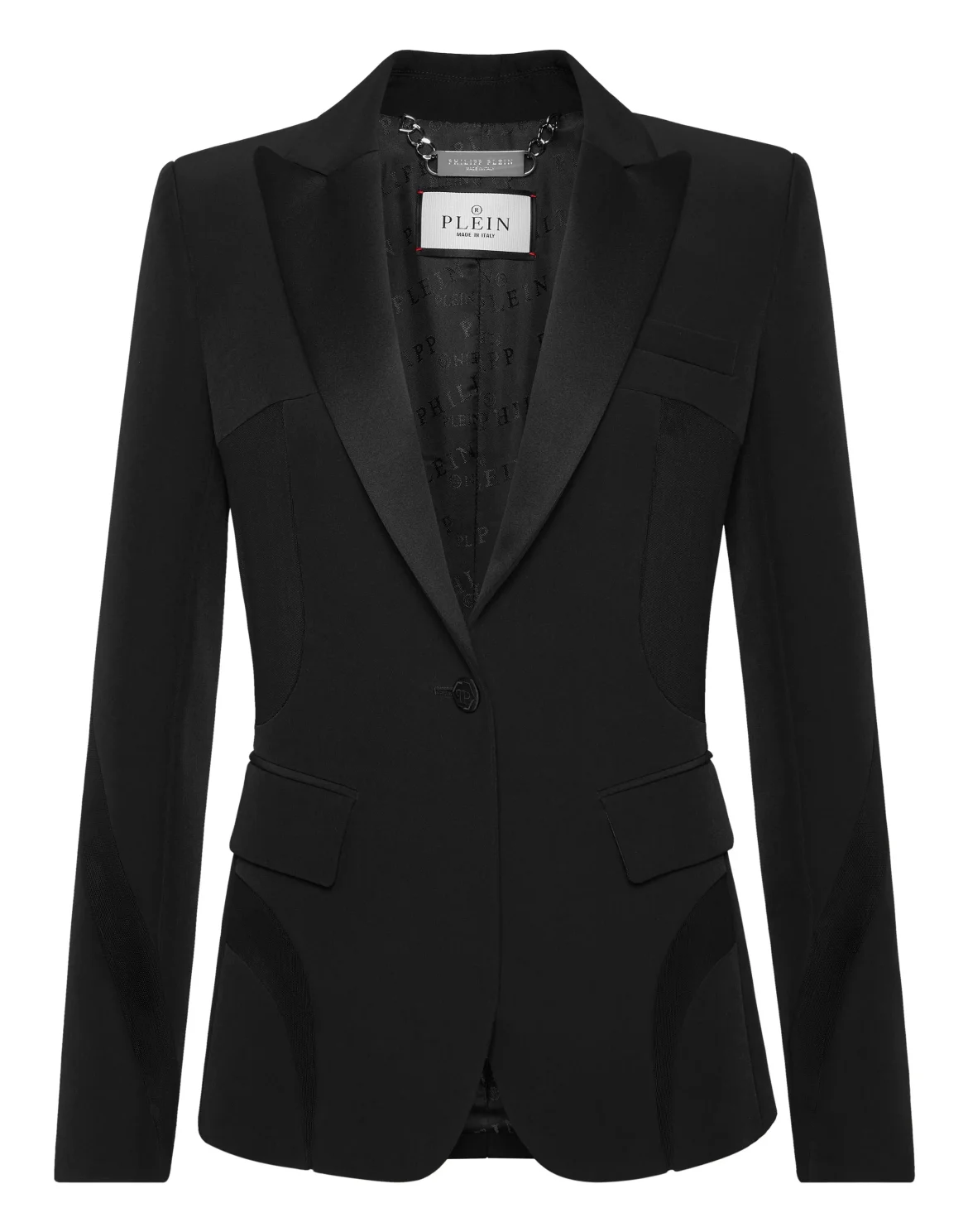 Cady Multicutting Fitted Blazer, цвет: Черный