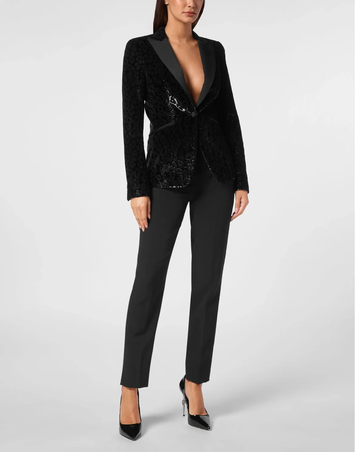 Fitted Fit  Blazer, цвет: Черный