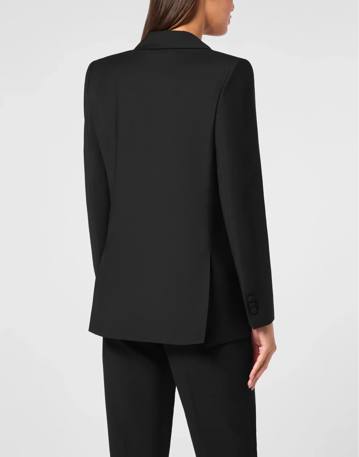 Wool Boxy Blazer Strass Monogram, цвет: Черный
