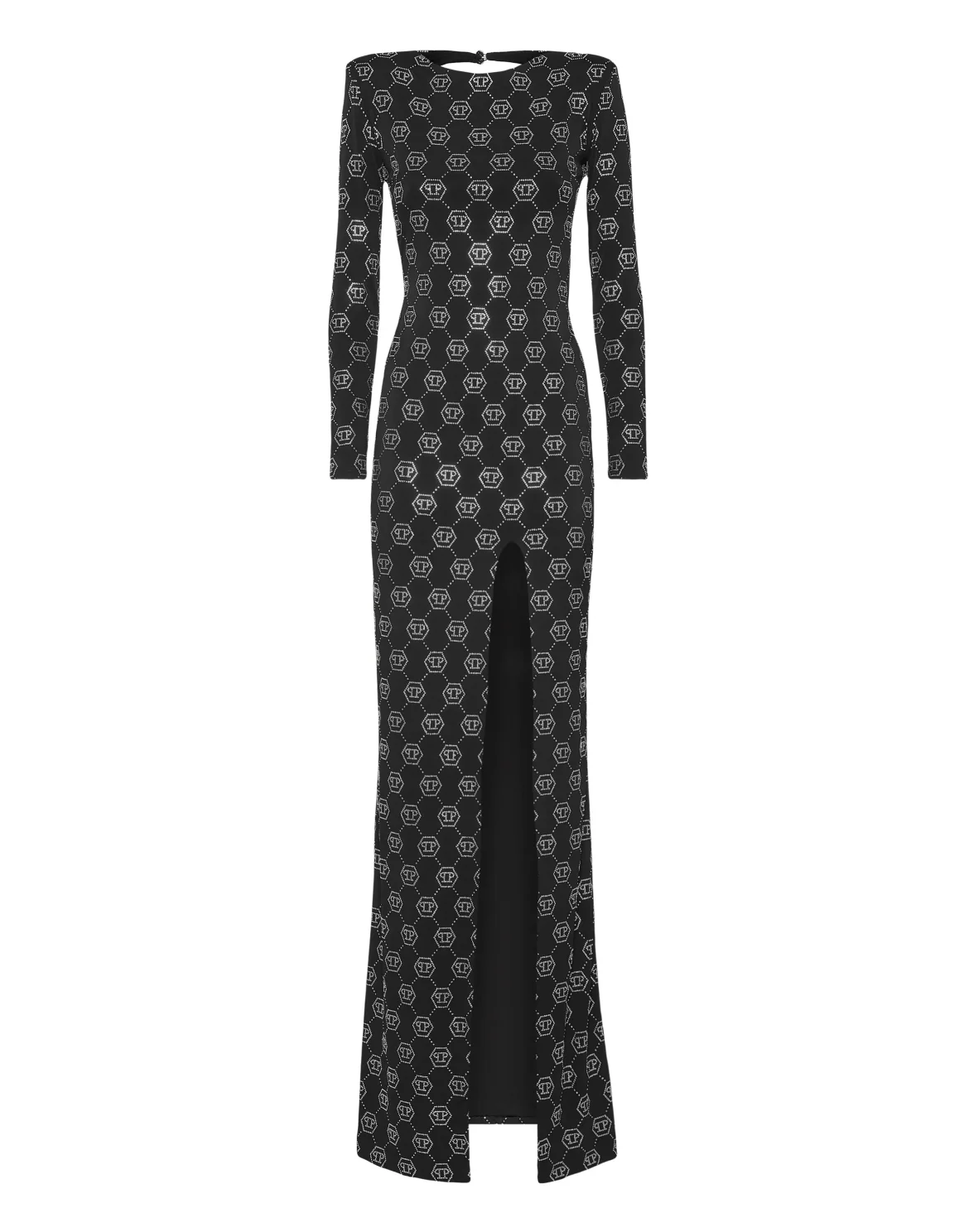 Long Dress Monogram, цвет: Черный