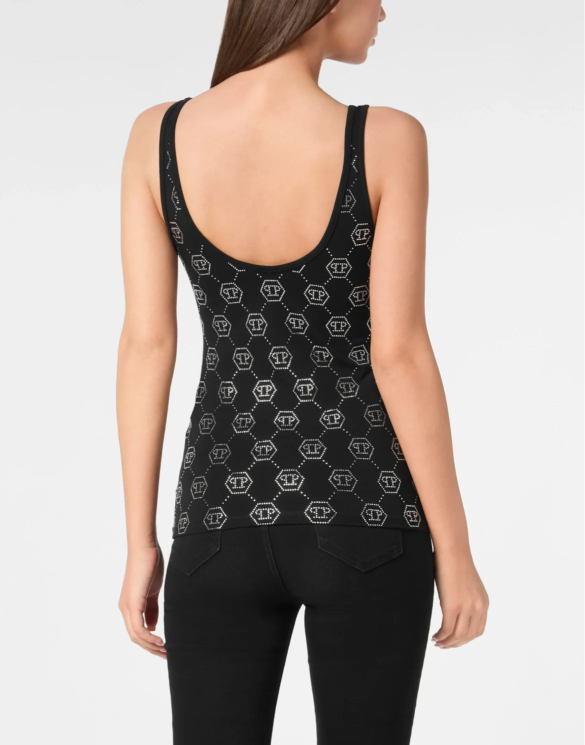 Tank Top Monogram, цвет: Черный