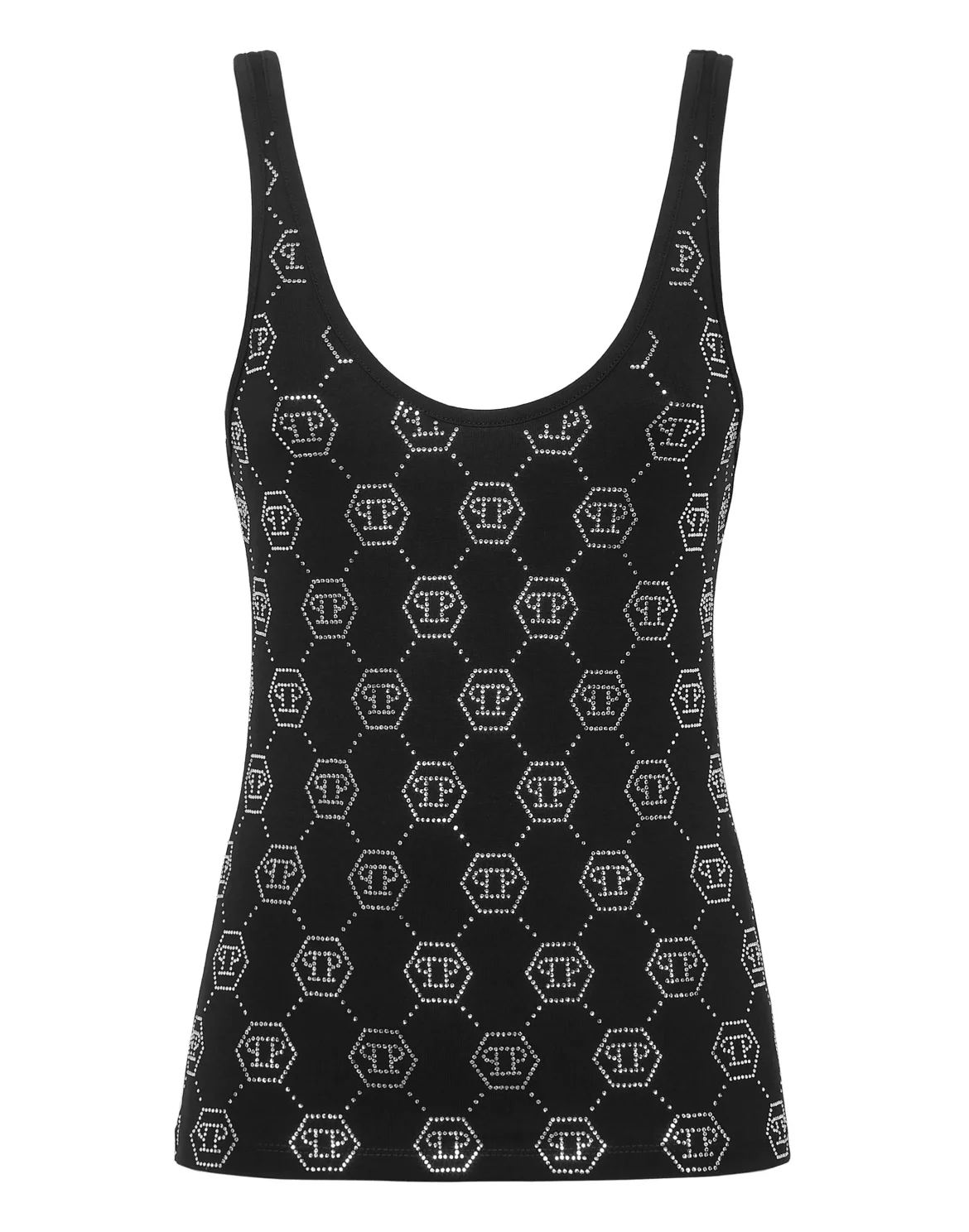 Tank Top Monogram, цвет: Черный