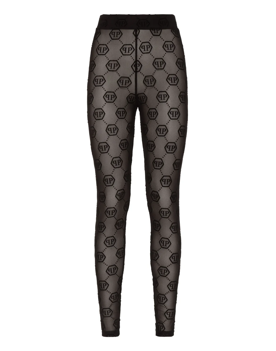 Tulle Leggings Monogram, цвет: Черный