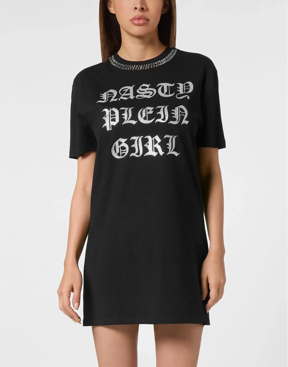T-shirt Short Dress, цвет: Черный