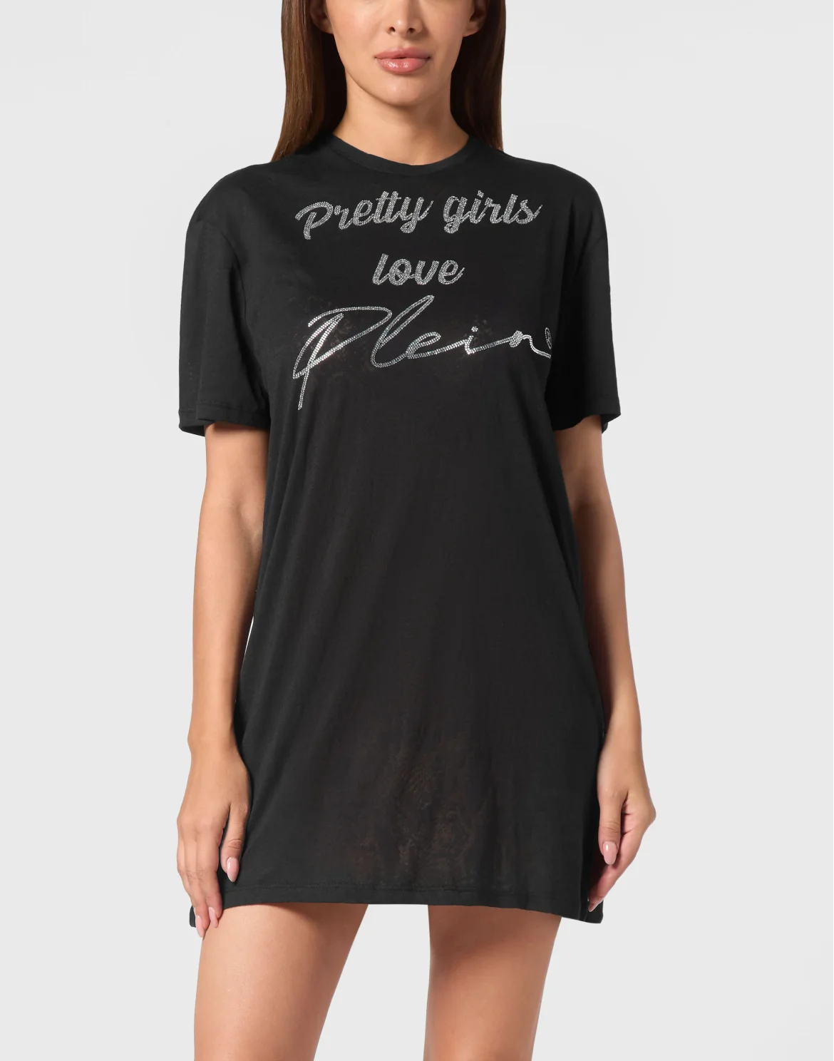 T-shirt Short Dress, цвет: Черный