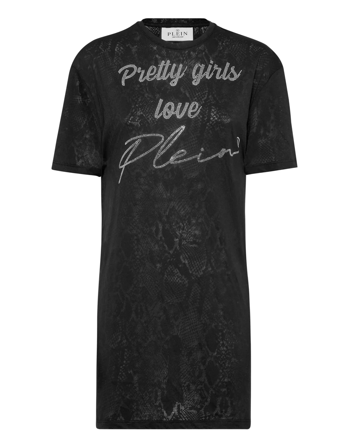 T-shirt Short Dress, цвет: Черный