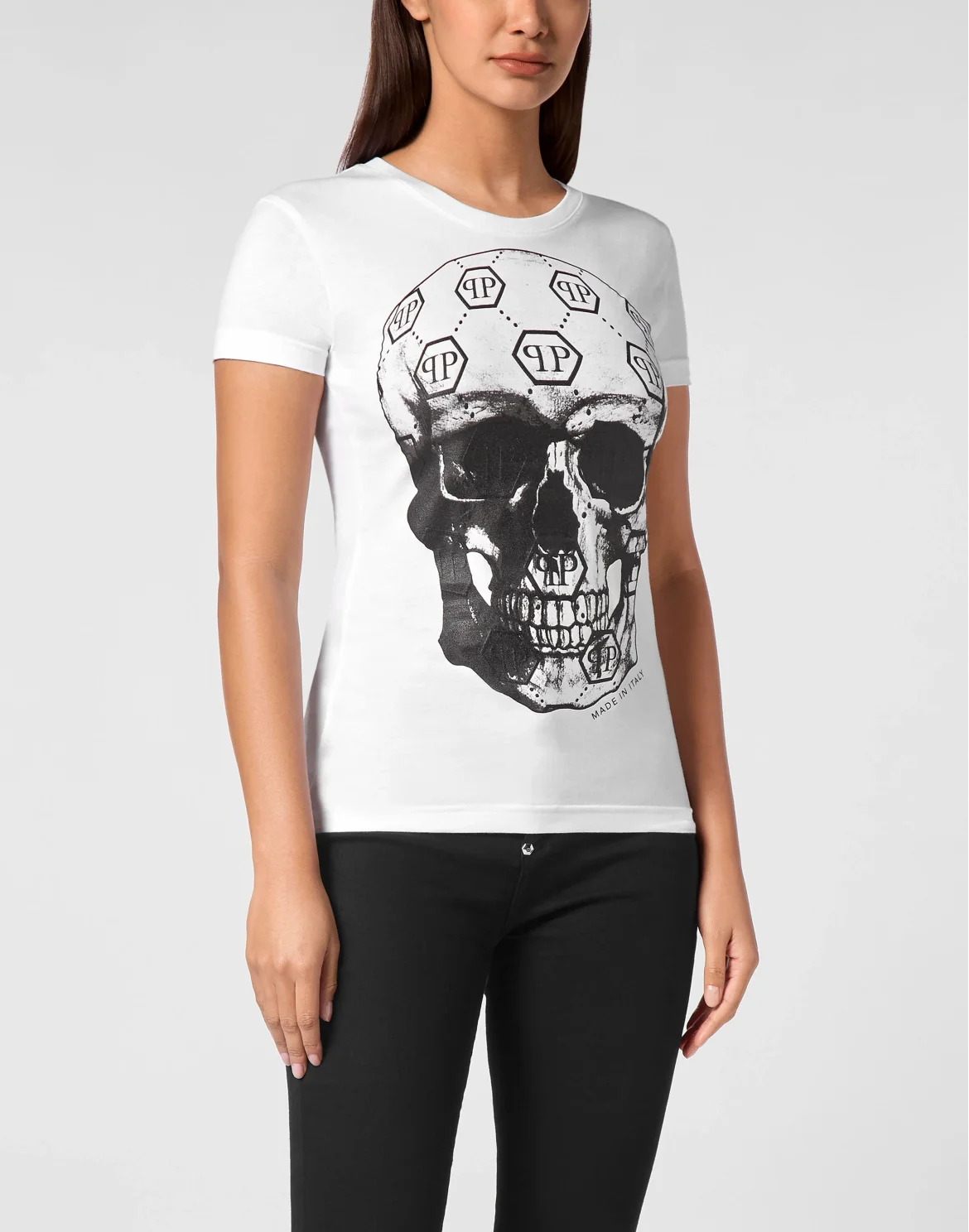 T-shirt Sexy Pure Monogram Skull, цвет: Белый