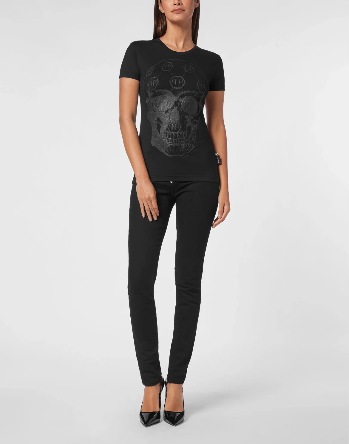 T-shirt Sexy Pure Monogram Skull, цвет: Черный