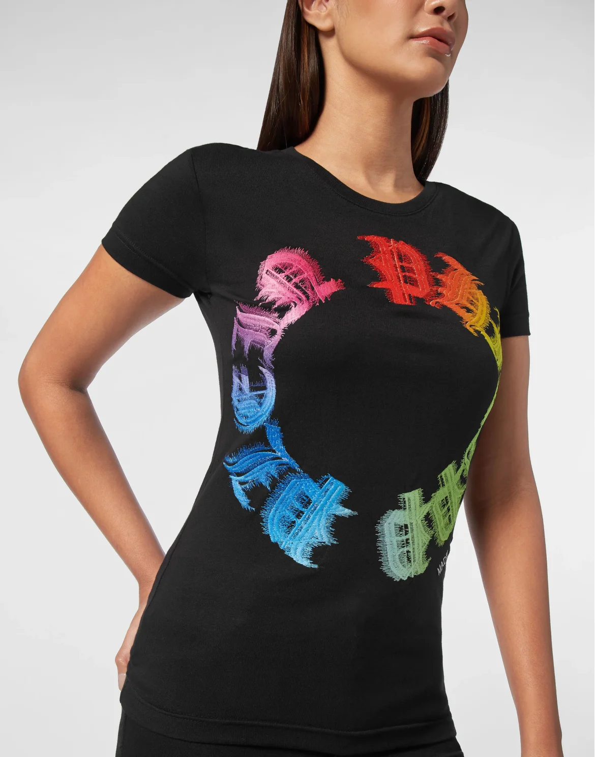 T-shirt Sexy Pure Reinbow Gothic Plein, цвет: Черный
