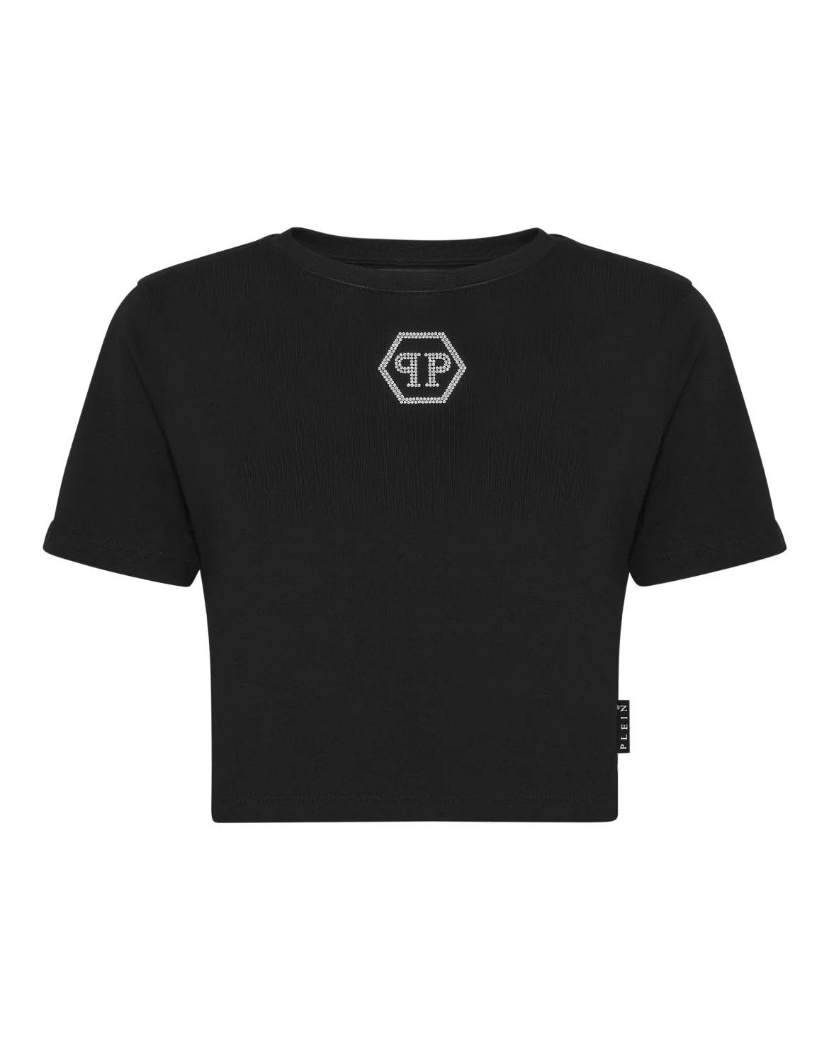 T-shirt Round Neck SS Crystal Hexagon, цвет: Черный