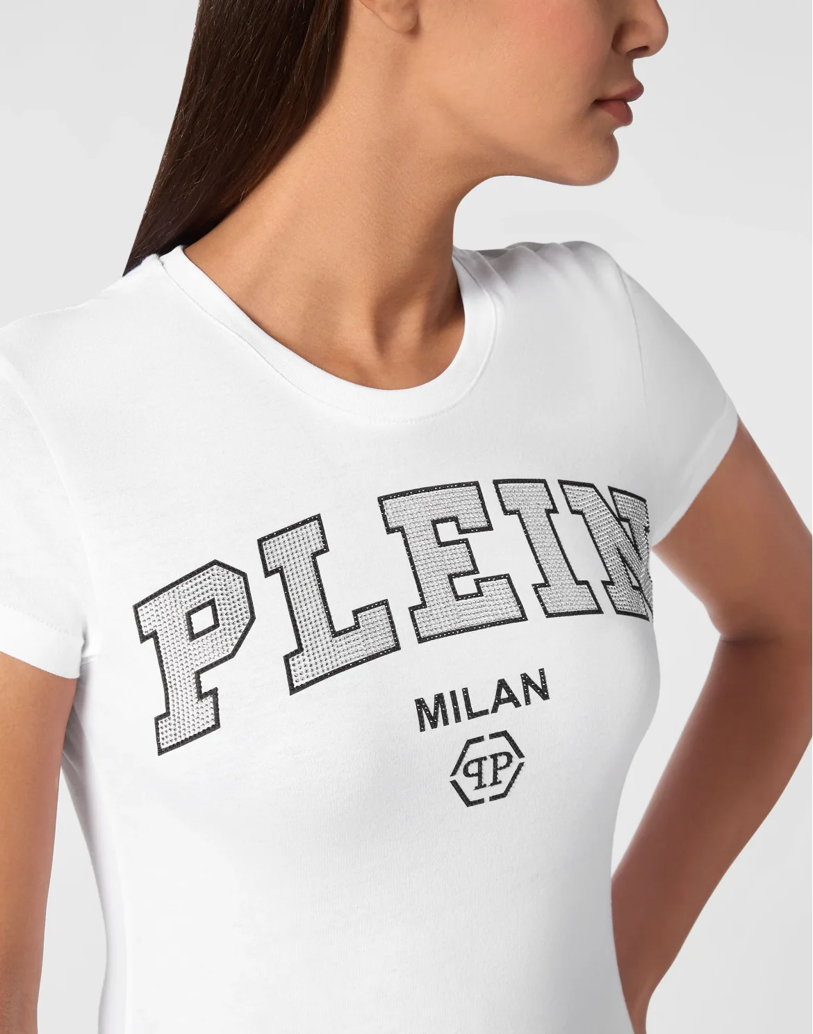 T-Shirt Sexy Pure Strass, цвет: Белый