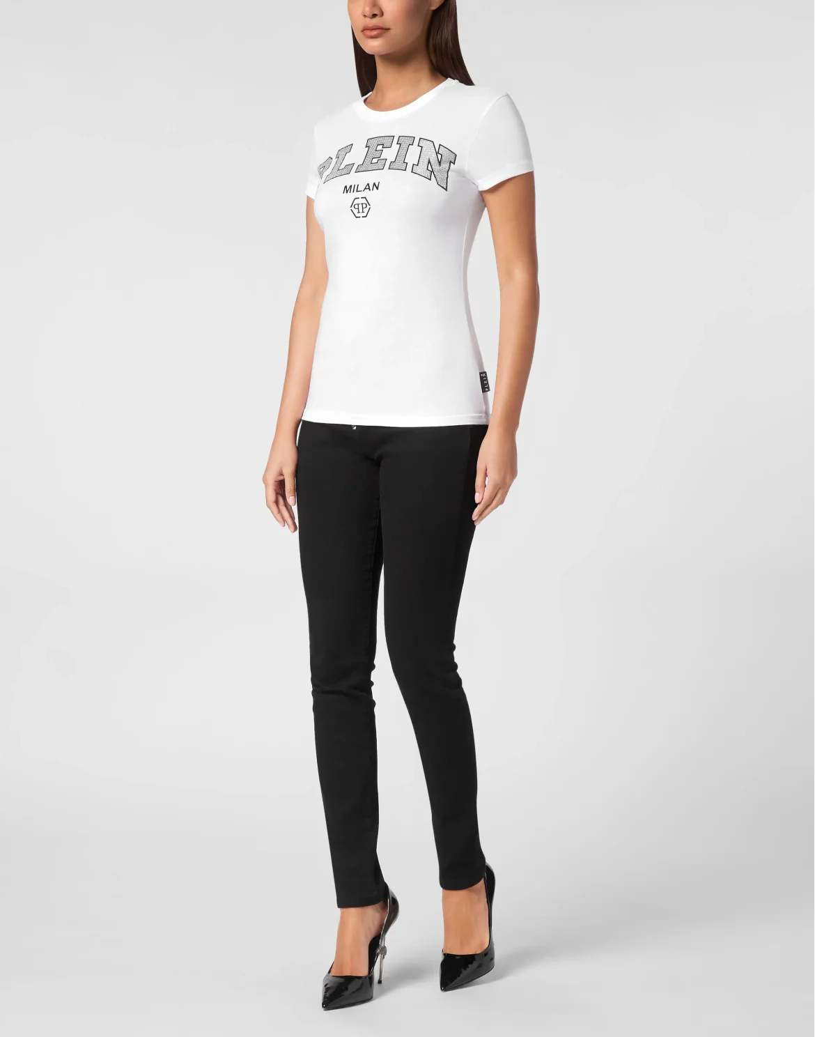 T-Shirt Sexy Pure Strass, цвет: Белый
