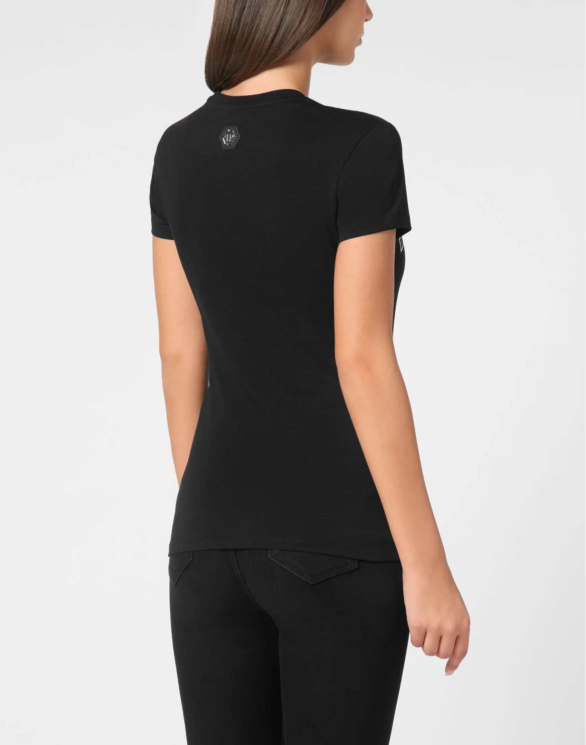 T-Shirt Sexy Pure Strass, цвет: Черный