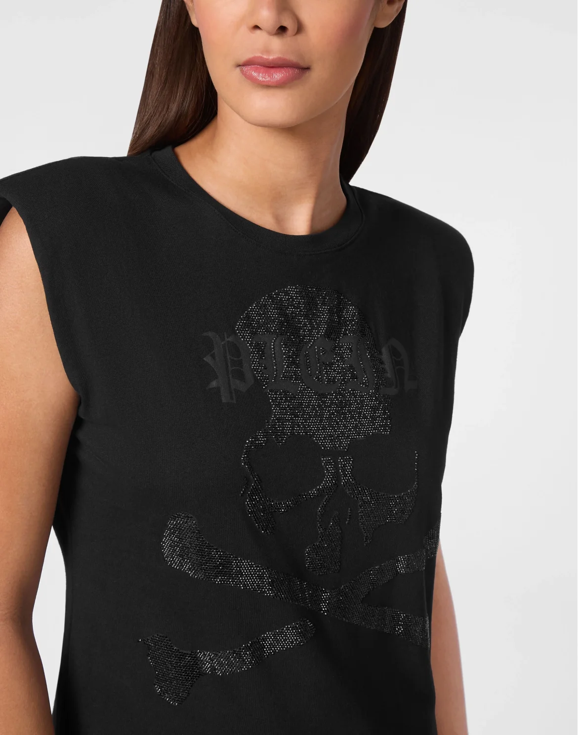 Tank Top Strass Skull&Bones, цвет: Черный