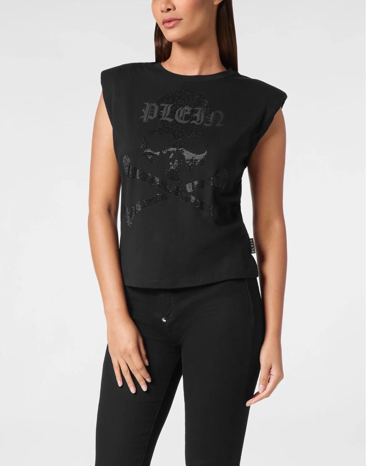 Tank Top Strass Skull&Bones, цвет: Черный