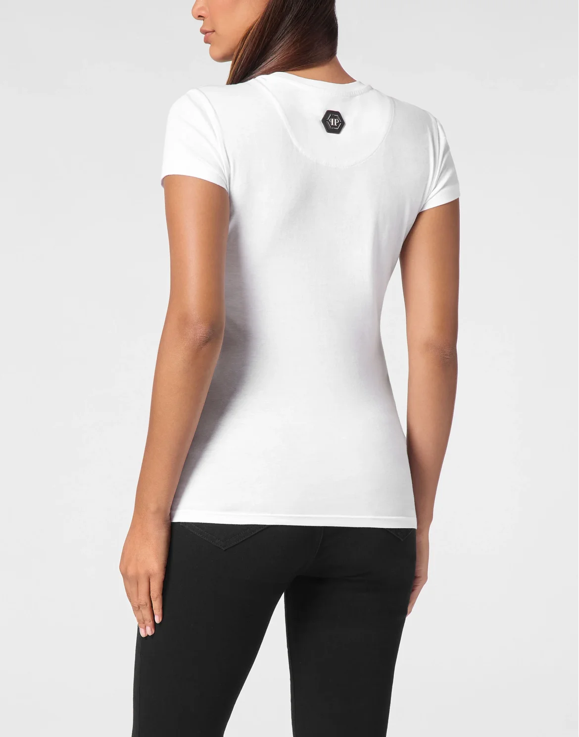 T-Shirt Sexy Pure Skull strass, цвет: Белый