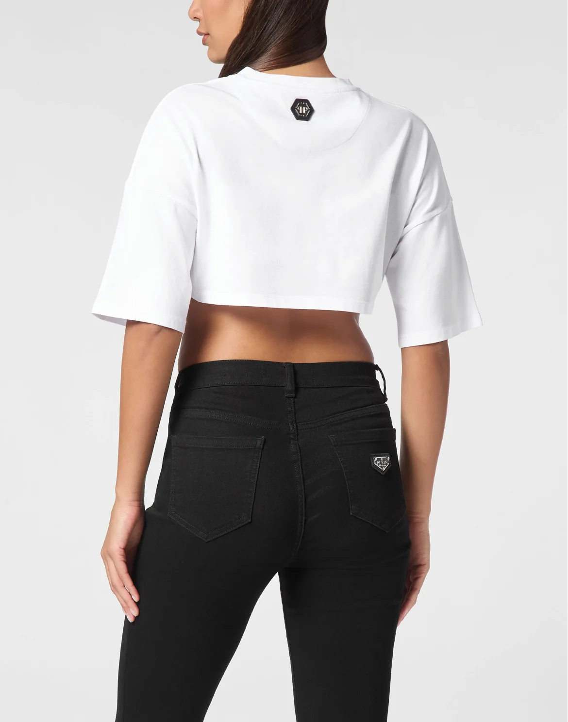 Roses Cropped Top, цвет: Белый