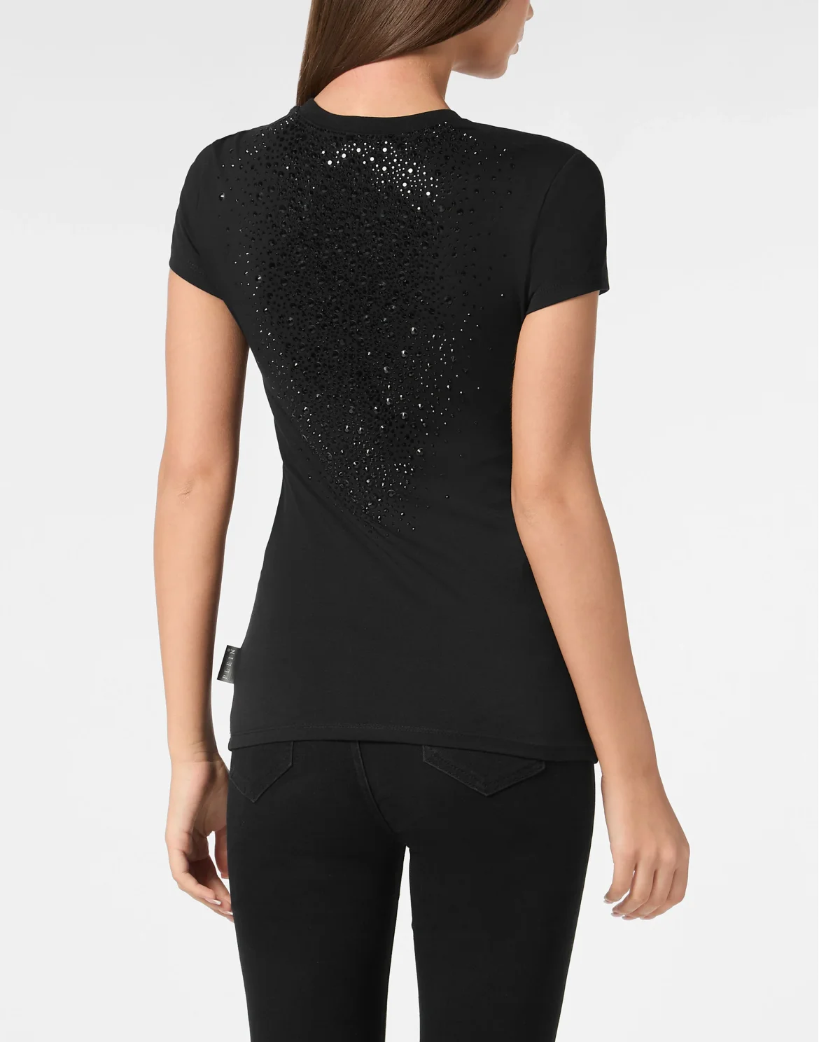 T-Shirt Sexy Pure Strass, цвет: Черный