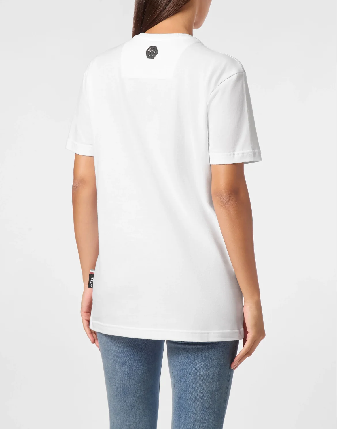 T-Shirt Man Fit Skull, цвет: Белый