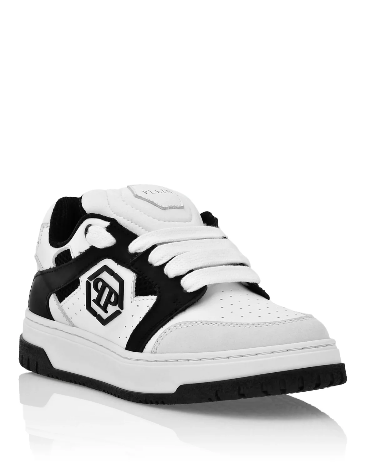 Lo-Top Sneakers Mix Materials, цвет: Белый