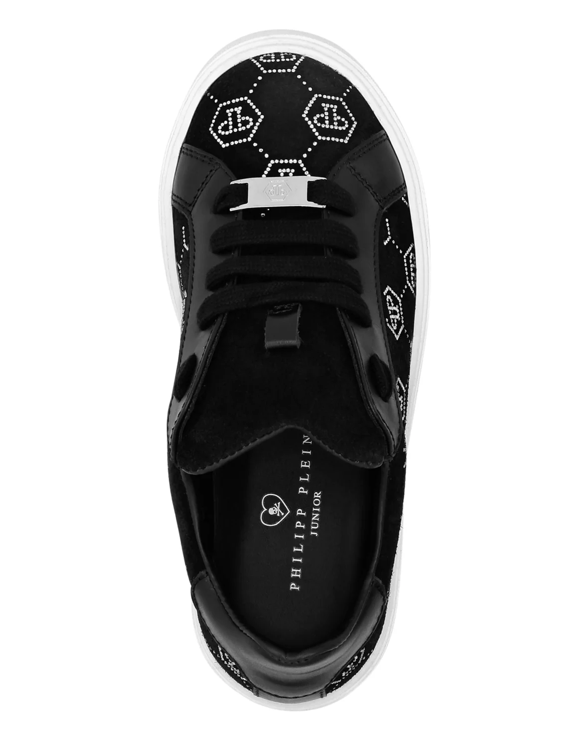 Suede Lo-Top Sneakers Monogram Strass, цвет: Черный