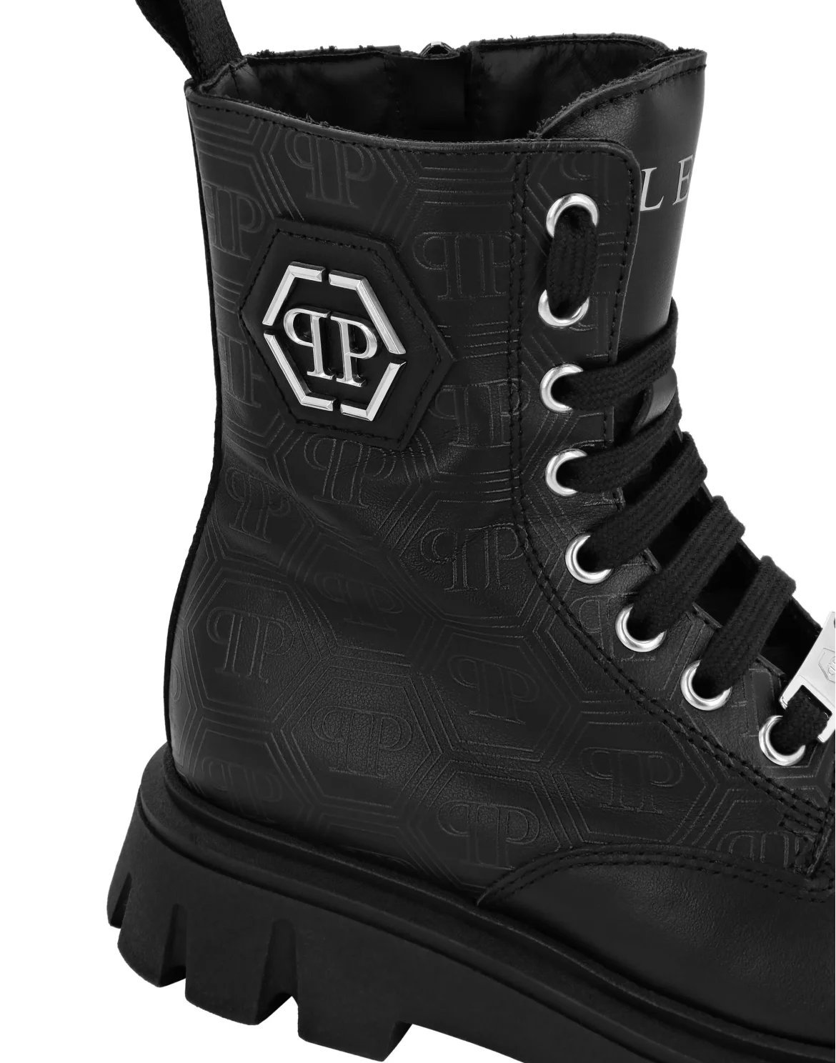 Nappa Leather Mid Boots Hexagon Monogram, цвет: Черный