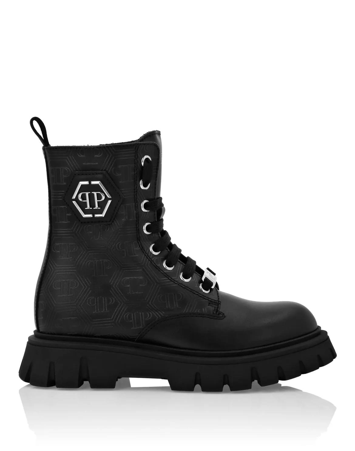 Nappa Leather Mid Boots Hexagon Monogram, цвет: Черный