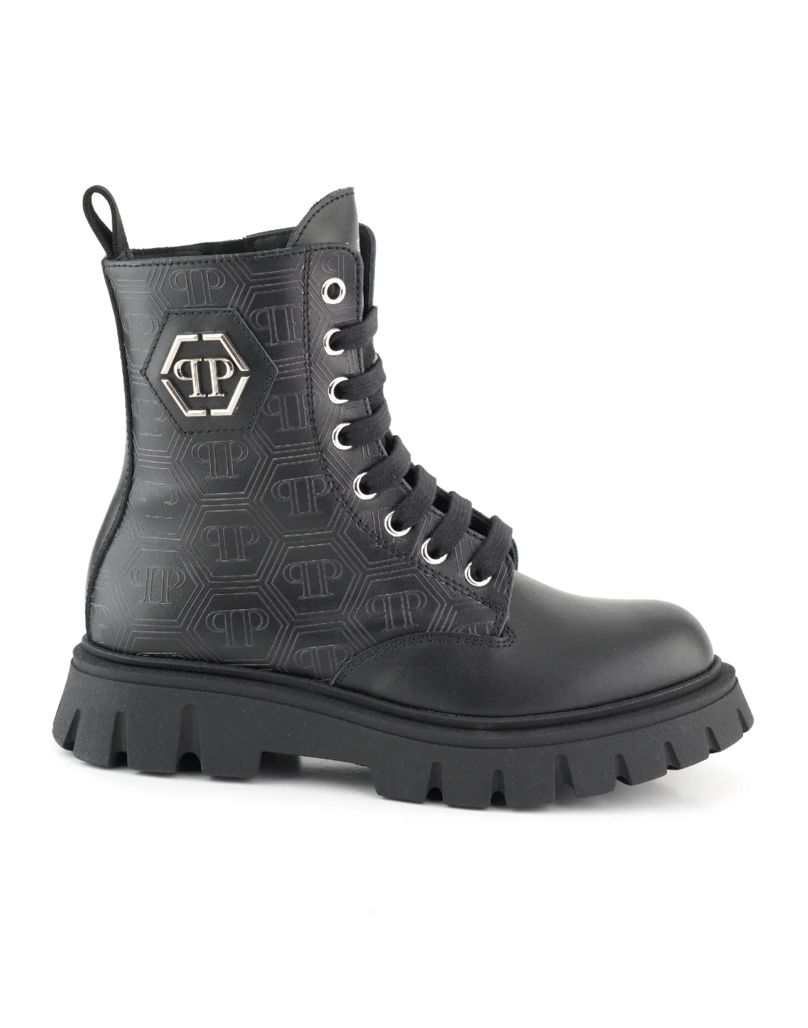Nappa Leather Mid Boots Hexagon Monogram, цвет: Черный