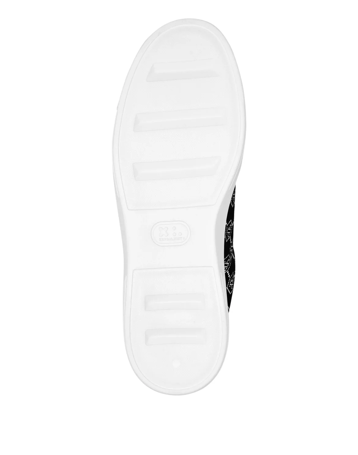 Nappa Leather Lo-Top Sneakers Strass Monogram, цвет: Черный