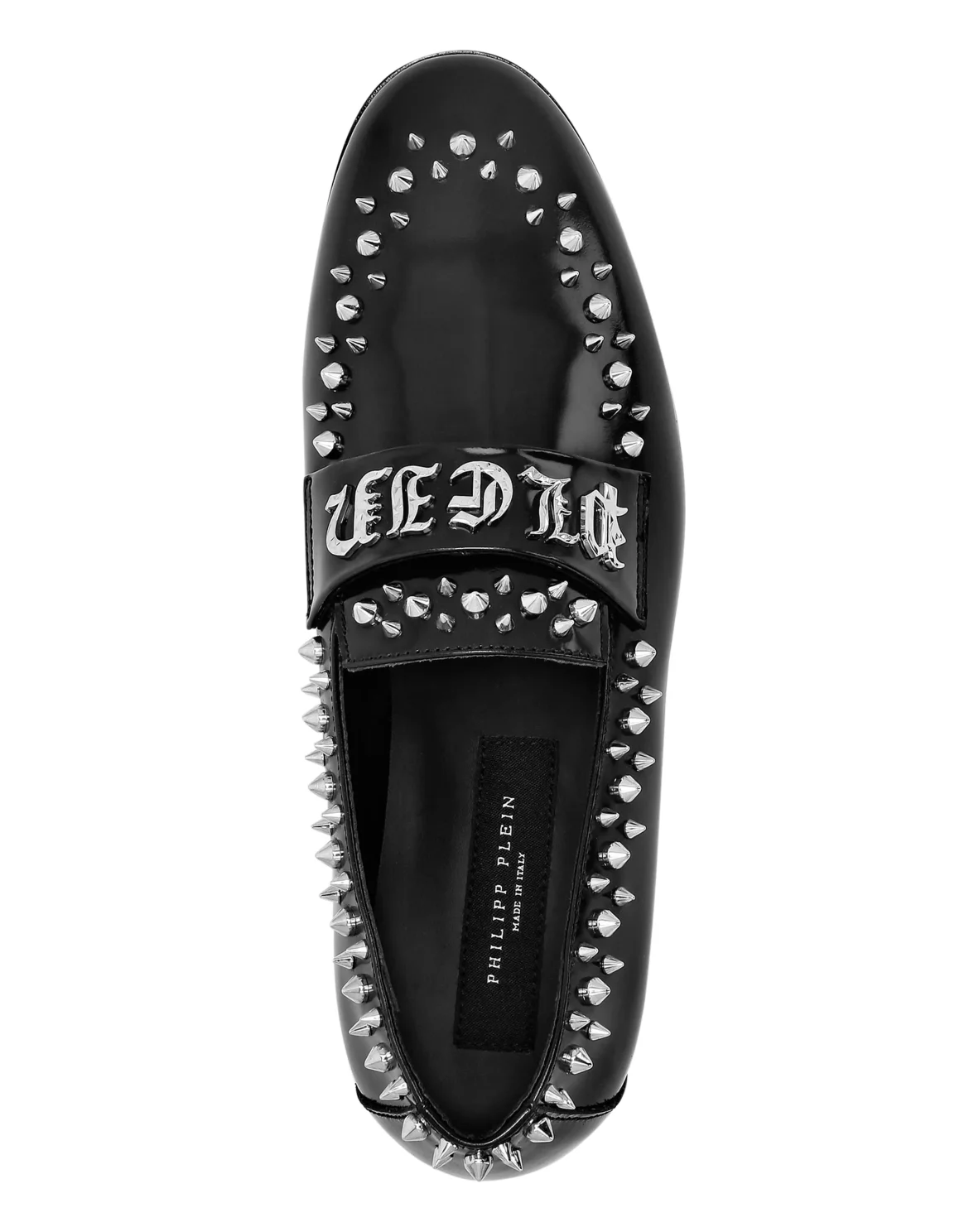 Calf Leather Moccasin Studs, цвет: Черный