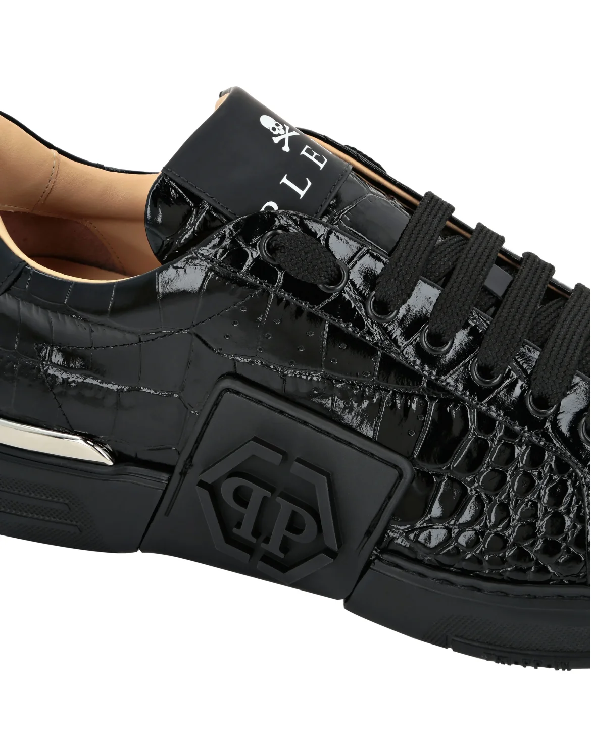 Lo-Top Crocco Printed Sneakers Phantom Kick$, цвет: Черный