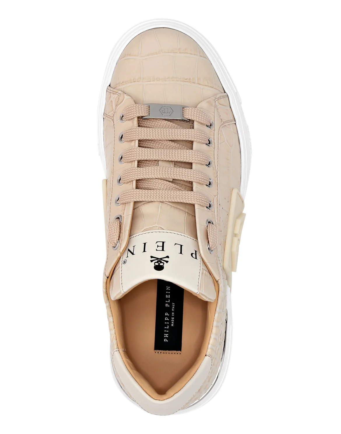 Lo-Top Crocco Printed Sneakers Phantom Kick$, цвет: Бежевый