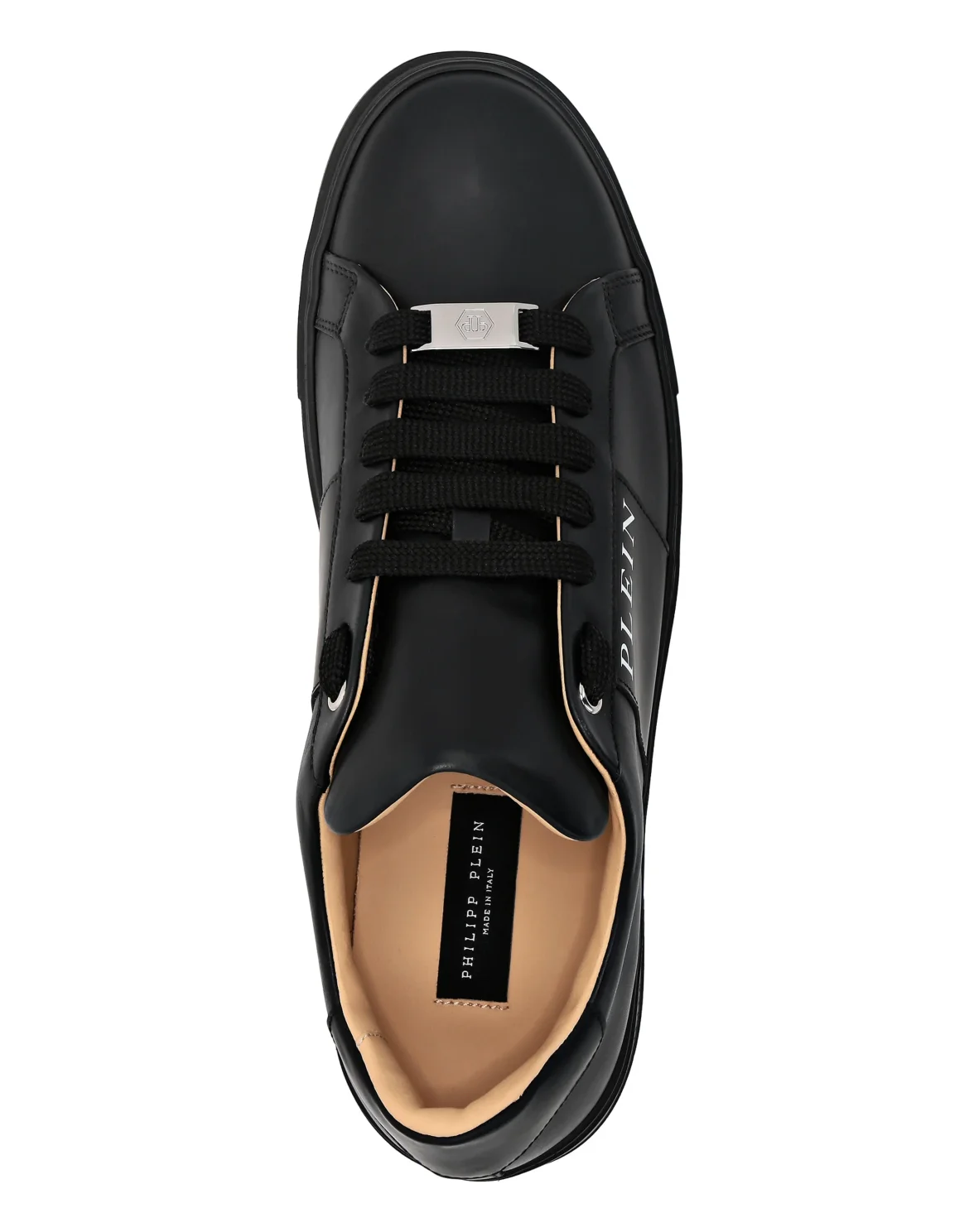 Nappa Leather Lo-Top Sneakers, цвет: Черный