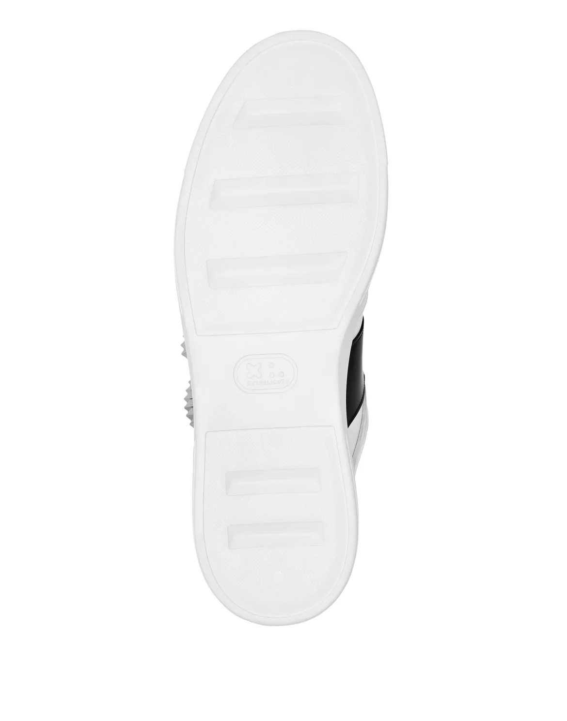 Nappa Leather Lo-Top Sneakers Studs, цвет: Белый