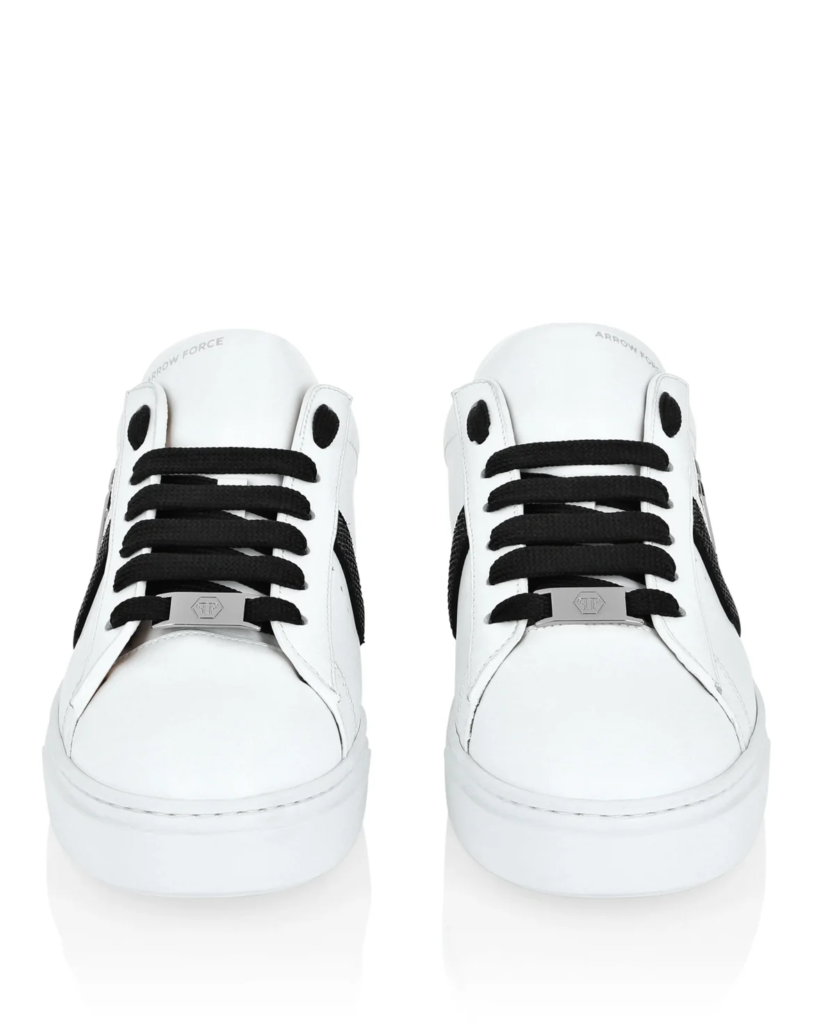 Lo-Top Leather Arrow Force Strass Sneakers, цвет: Черный