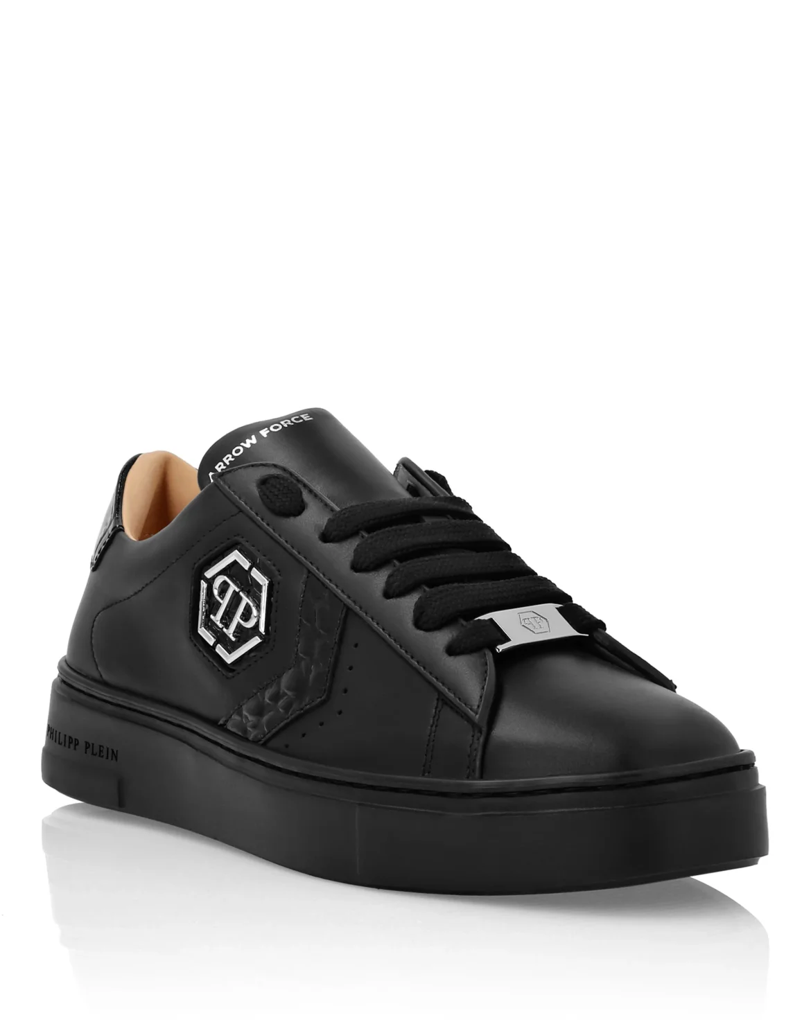 Lo-Top Crocco Printed Arrow Force Sneakers, цвет: Черный