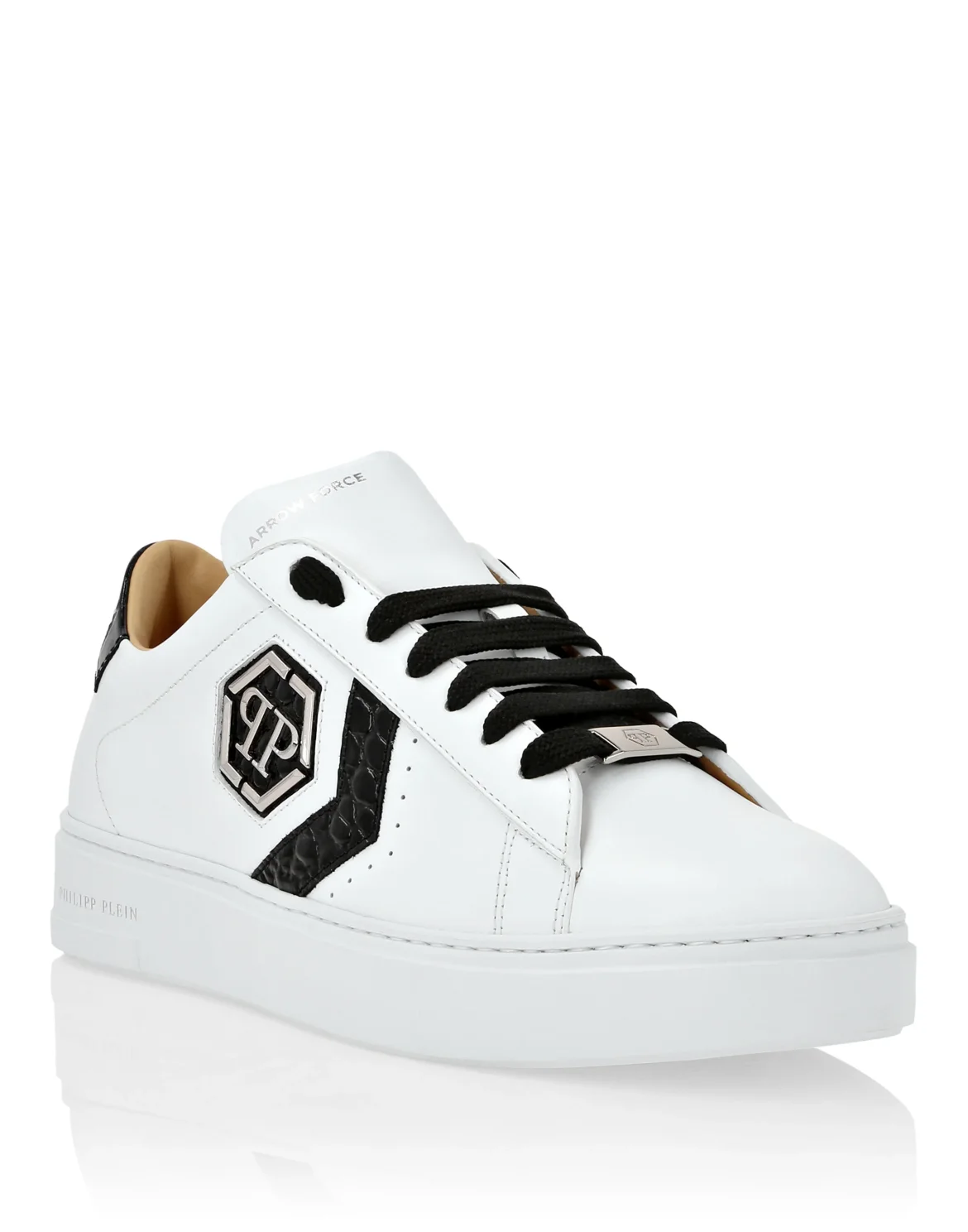 Lo-Top Crocco Printed Arrow Force Sneakers, цвет: Черный