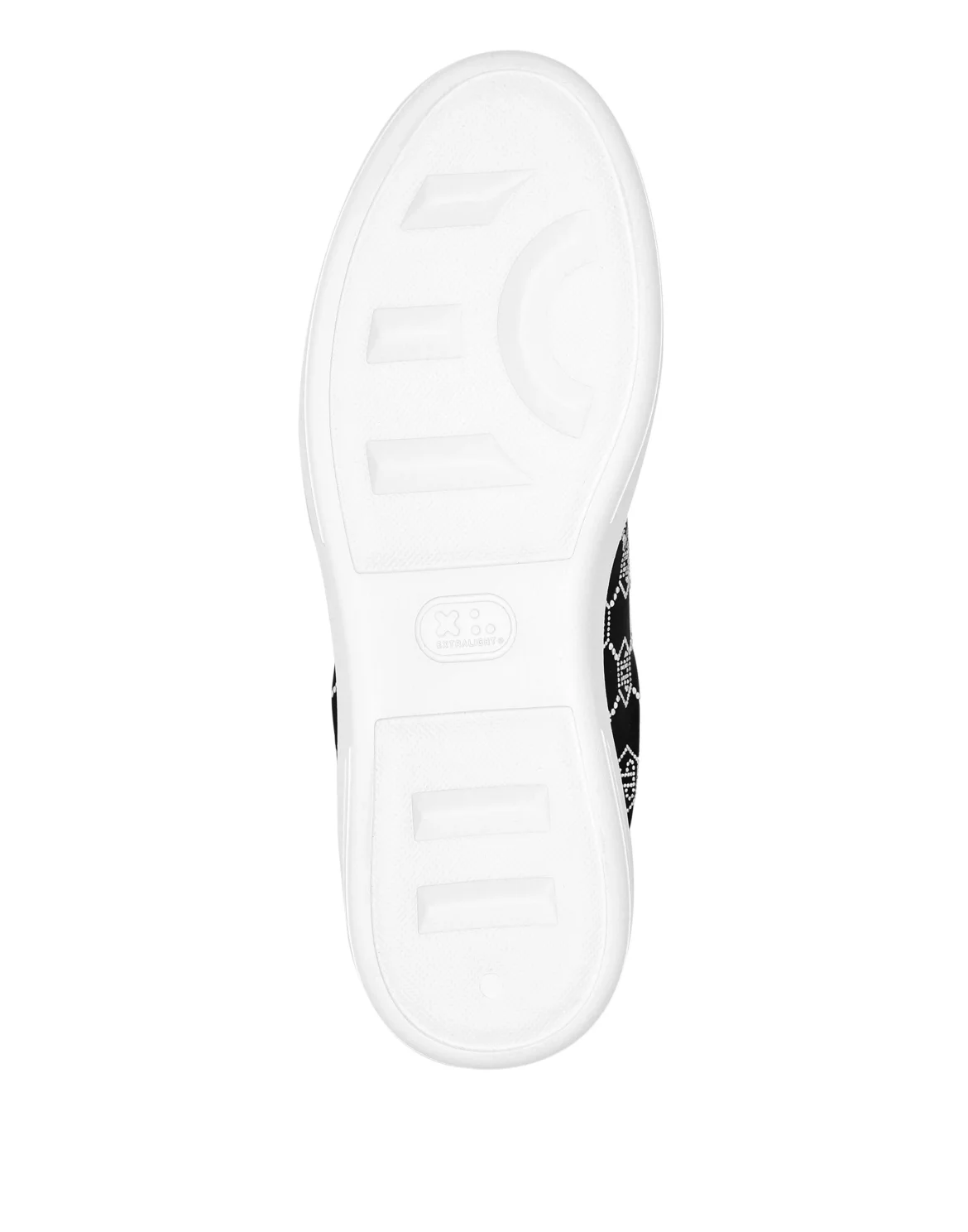Satin Lo-Top Sneakers Strass Monogram, цвет: Черный