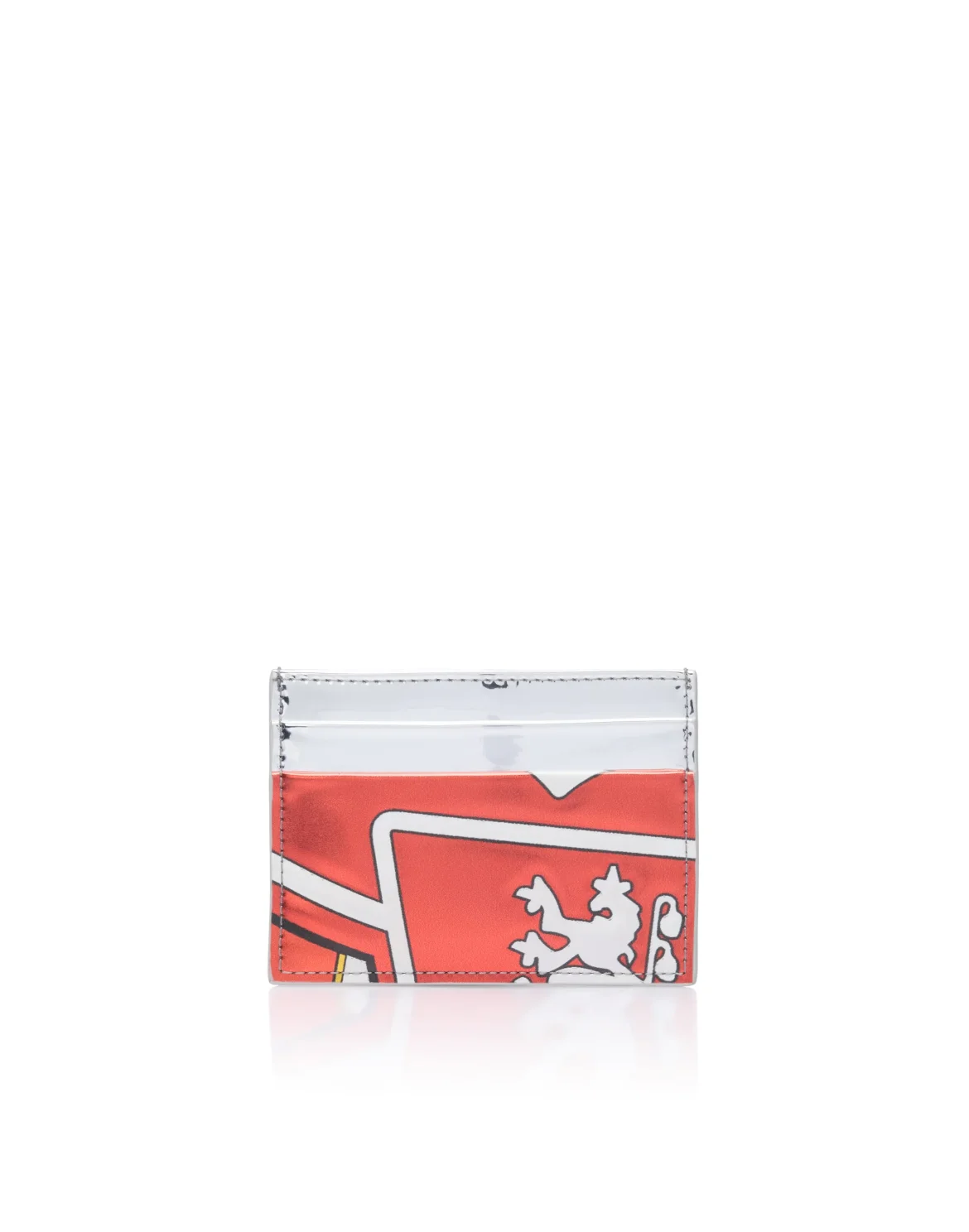 Embossed Credit Card Holder 3D Plein, цвет: Красный
