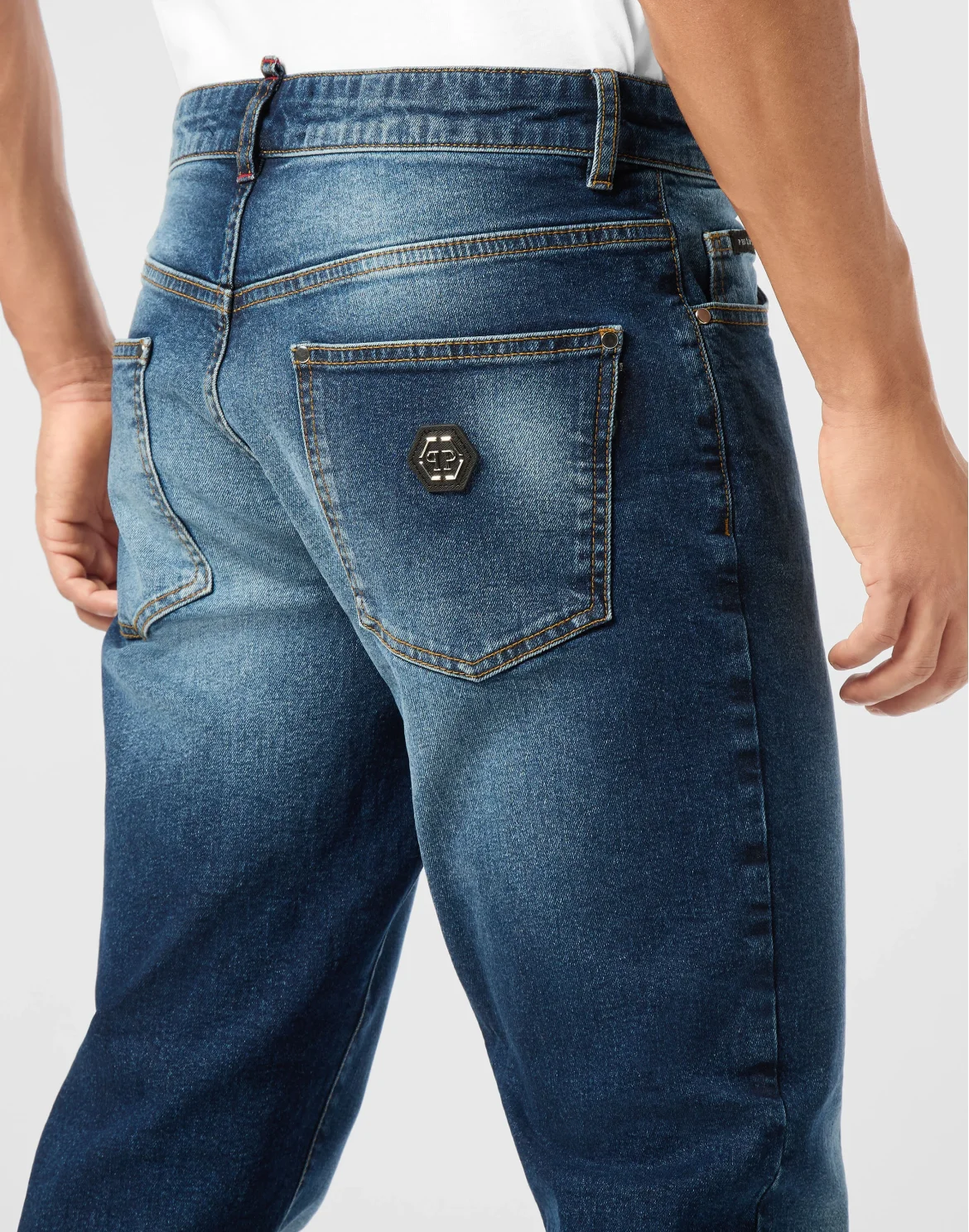 Straight Supreme Fit Jeans, цвет: Синий