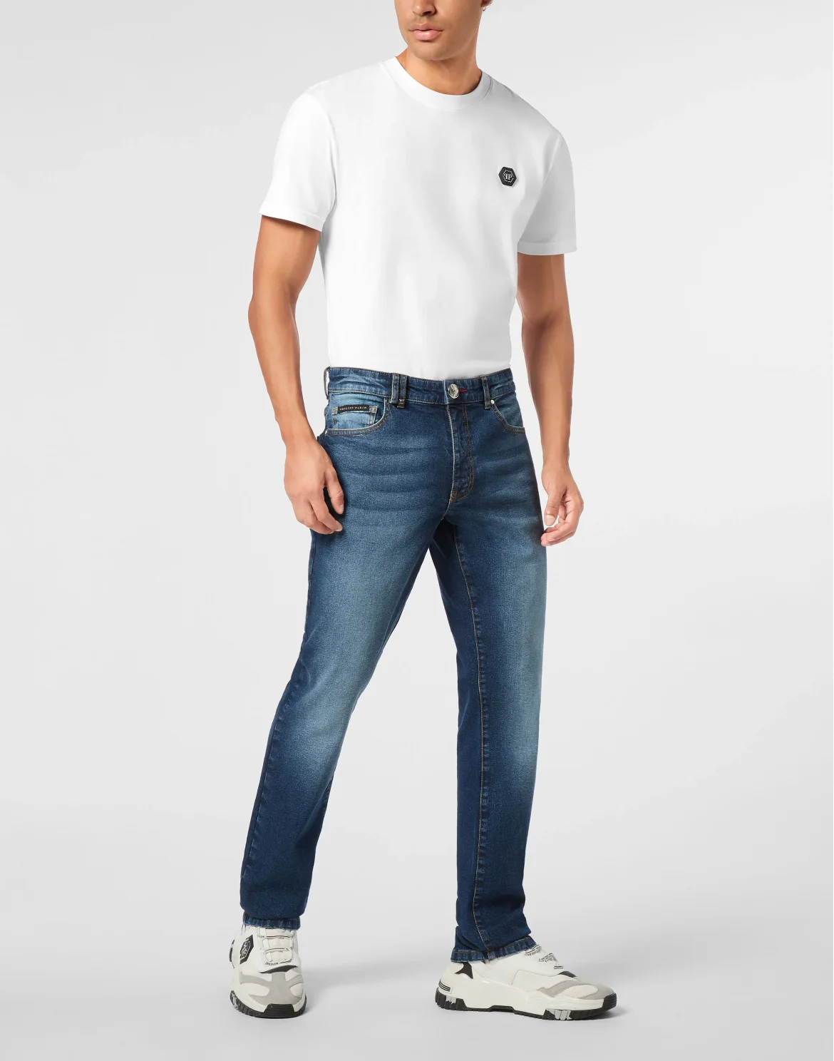 Straight Supreme Fit Jeans, цвет: Синий
