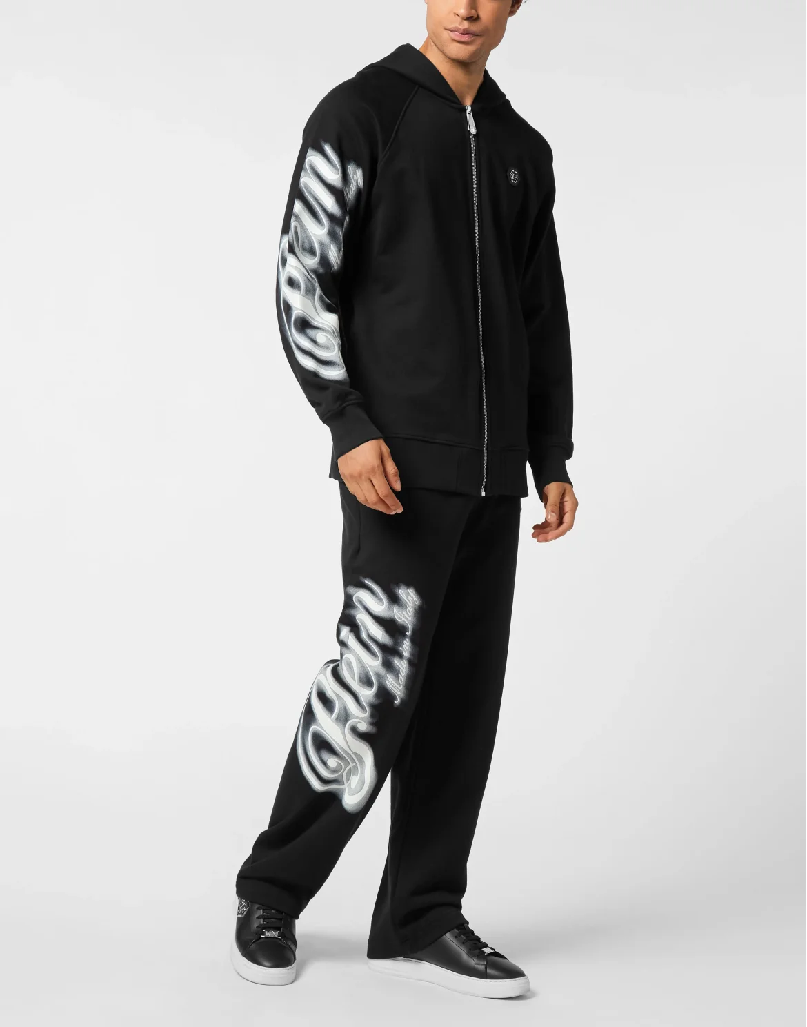 Zip Hoodie Blur Signature, цвет: Черный